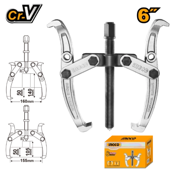 РАДАПЦИГЕР 6" СО 2 КРАКА INGCO HGP08026