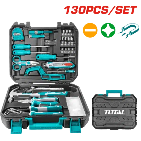 СЕТ 130/1 РАЧЕН АЛАТ ВО КУФЕР TOTAL THKTHP21306