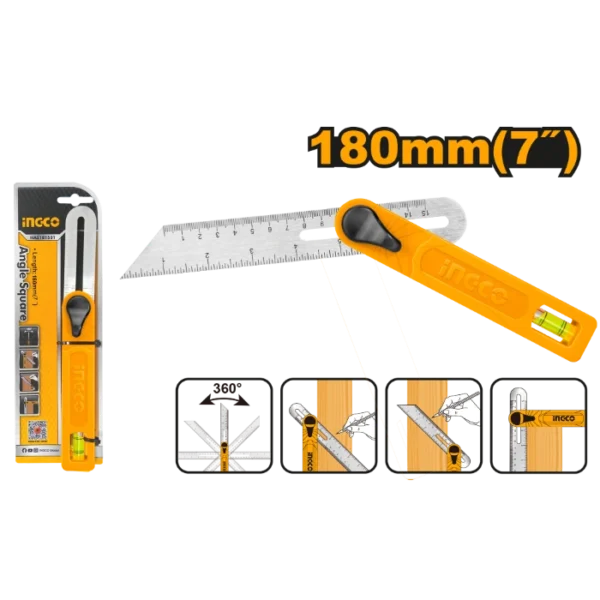 ВИНКЛА ЗА АГОЛ 180mm СТЕПЕН INGCO HAS181501