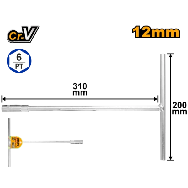 Т-КЛУЧ 12mm INGCO HTSW1208