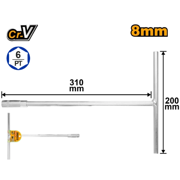 Т-КЛУЧ 8mm INGCO HTSW0808