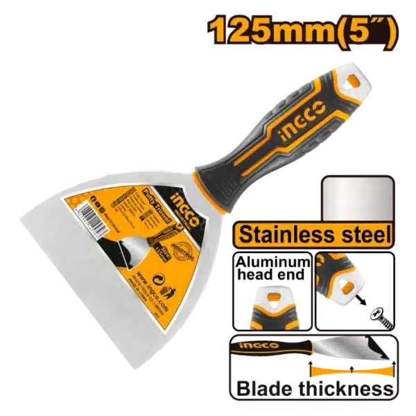 ШПАКЛA 125mm НЕРЃОСУВАЧКИ ЧЕЛИК INGCO HPUT18125