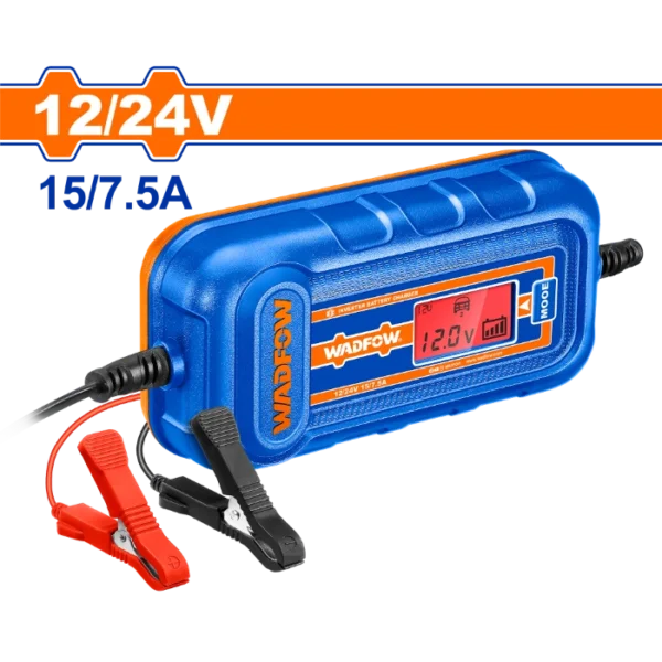 ПОЛНАЧ ЗА АКУМУЛАТОР 12/24V 15/7.5A WADFOW WBY1A151