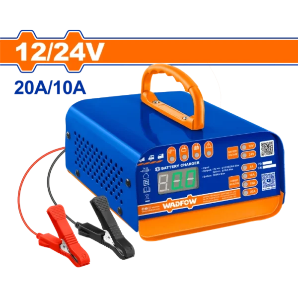 ПОЛНАЧ ЗА АКУМУЛАТОР 12/24V 20A/10A WADFOW WBY1A201