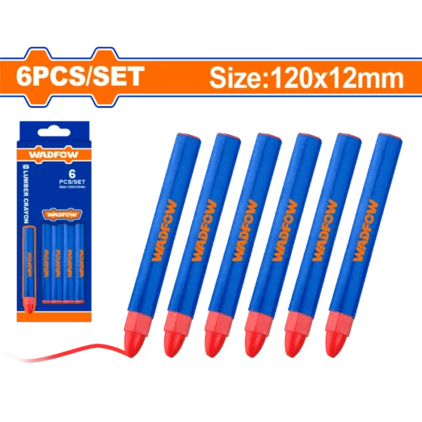 МАРКЕРИ ЗА ДРВО ЦРВЕНИ СЕТ 6/1 WADFOW WMB4506