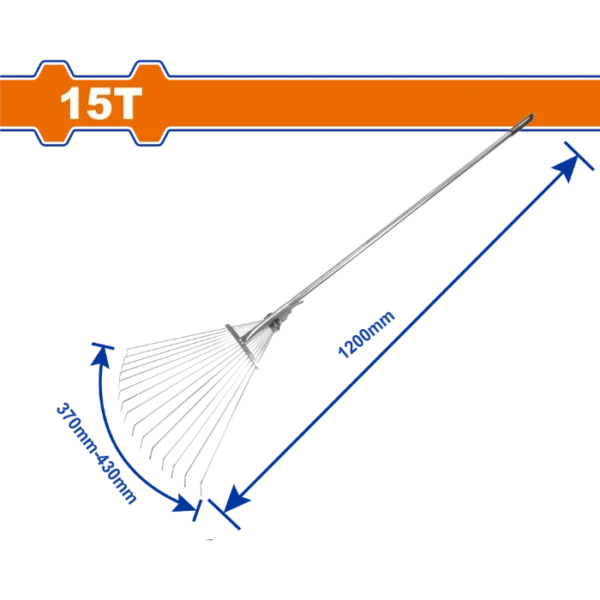 ГРЕБЛО ЗА ЛИСЈА МЕТАЛНО WADFOW WXW9A15