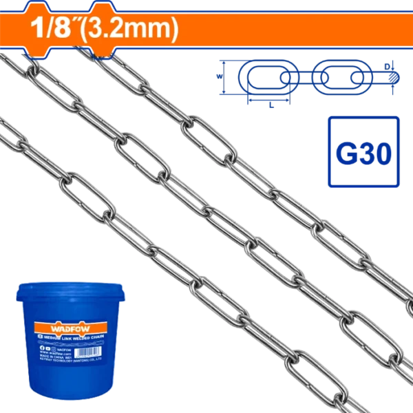 СИНЏИР 3mm 125M (ЦЕНА ЗА МЕТАР) WADFOW WTLT1B03