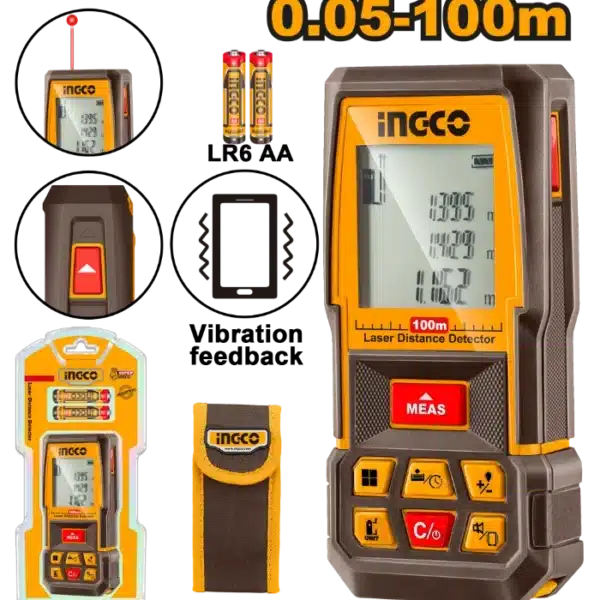 МЕТРО ЛАСЕРСКО 100M INGCO HLDD1008
