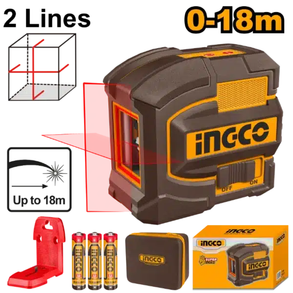 ЛАСЕР НИВЕЛАТОР 0-18M INGCO HLL156503