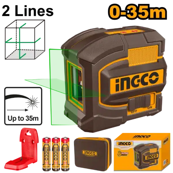 ЛАСЕР НИВЕЛАТОР 0-35M INGCO HLL156601