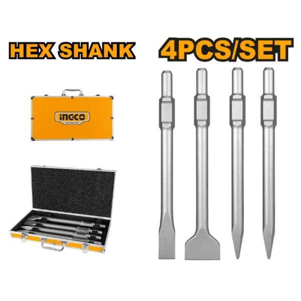 СЕТ 4/1 ДЛЕТА SDS HEX INGCO DBC0304375