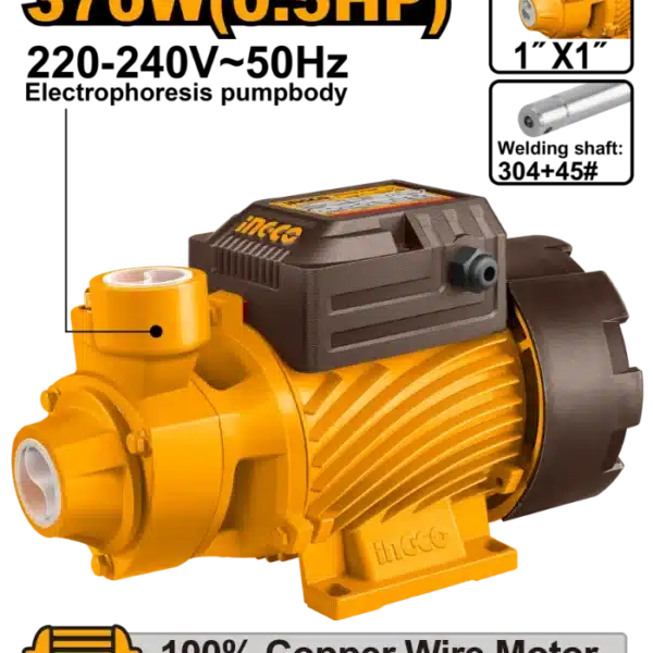 ПУМПА ЗА ВОДА ЦЕНТРИФУГАЛНА 0.37KW 1" INGCO VPM37068