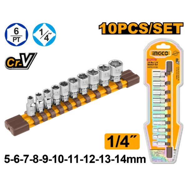 ПАТЕНТ КЛУЧЕВИ СЕТ 10/1 1/4" INGCO HKTS14103