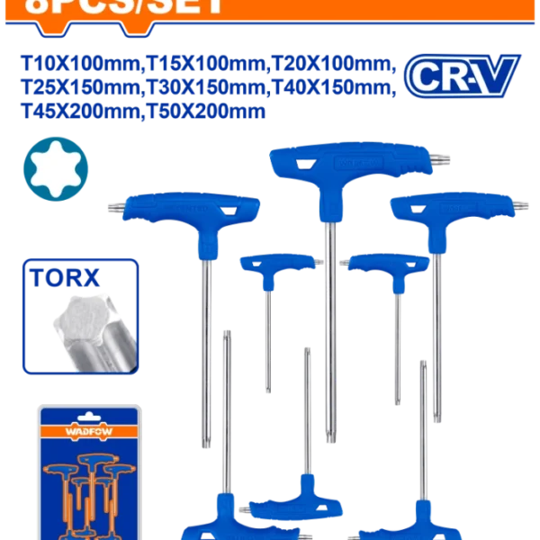 ИНБУС КЛУЧ Т 8/1 TORX WADFOW WHK3481