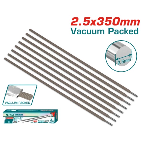 ЕЛЕКТРОДИ 2.5x350mm TOTAL TERCVC2121