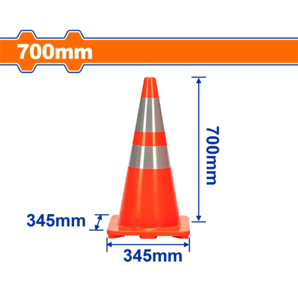 БАРИЕРА ЗА ПАРКИНГ СООБРАЌАЕН КОНУС 70CM WADFOW WYJ1A70