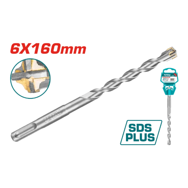 БУРГИЈА ЗА БЕТОН SDS+ 4 6x160mm TOTAL TAC310602C