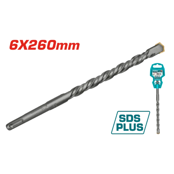 БУРГИЈА ЗА БЕТОН SDS+ 4 6x260mm TOTAL TAC310604C