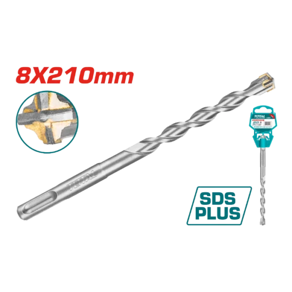 БУРГИЈА ЗА БЕТОН SDS+ 4 8x210mm TOTAL TAC310803C