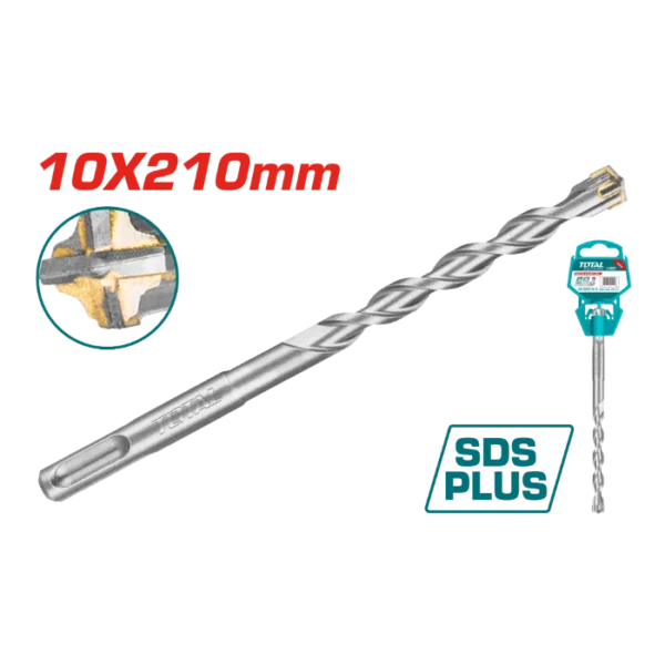 БУРГИЈА ЗА БЕТОН SDS+ 4 10x210mm TOTAL TAC311003C