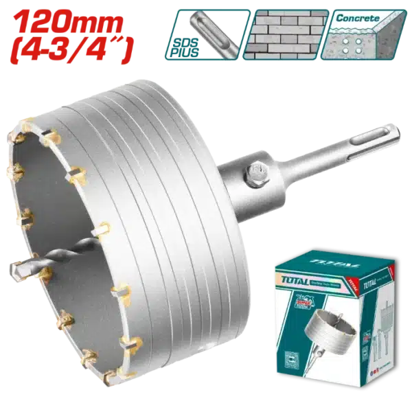 КРУНА ЗА БЕТОН 120mm TOTAL TAC4301201