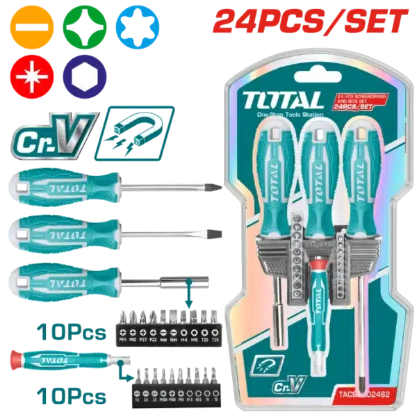 ШТРАФЦИГЕРЕ СЕТ + СО БИТОВИ 24/1 TOTAL TACSD302462