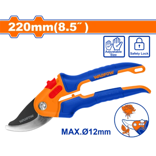 НОЖИЦИ ЗА КРОЕЊЕ 220mm max. 12mm WADFOW WPA1E06