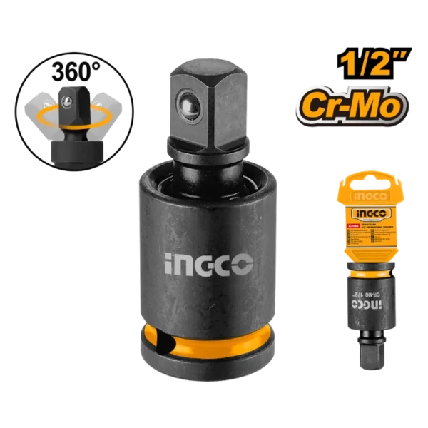 ПАТЕНТ ПРИКЛУЧОК  360° ЗА ОДВРТУВАЧ 1/2" INGCO HHIUJ1202