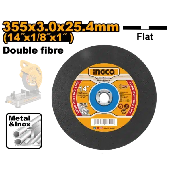 БРУСЕН КАМЕН ЗА МЕТАЛ 355x3.0x25.4mm INGCO MCD303558