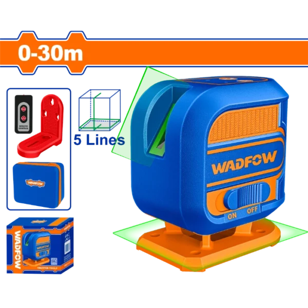 ЛАСЕР НИВЕЛАТОР 5 ЛИНИИ WADFOW WLE3M06