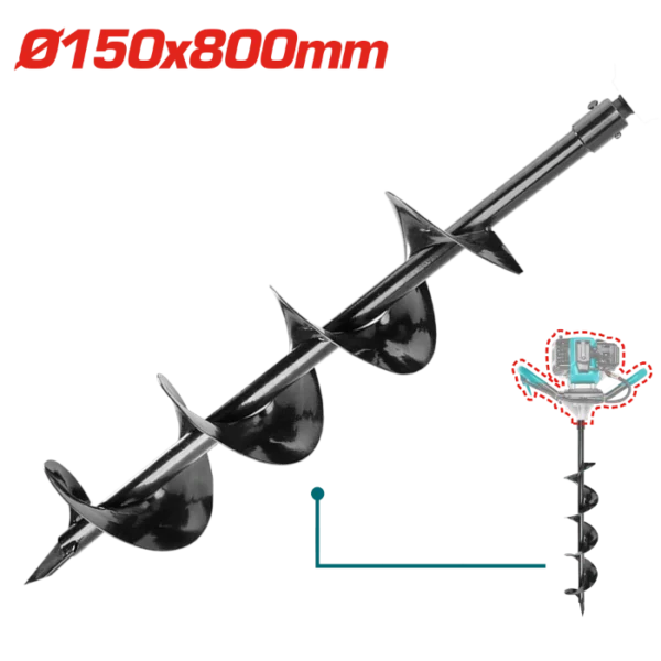 СВРДЕЛ ЗА ДУПЧАЛКА 150x800mm TOTAL TEA55221-2