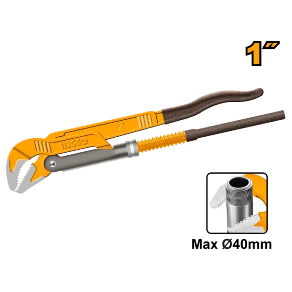 РОТЦАНГЛА 1" 40mm КЛЕШТА ЗА ЦЕВКИ ВОДОВОДЏИСКА INGCO HPW04013