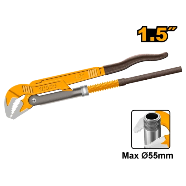 РОТЦАНГЛА 1.5" 55mm КЛЕШТА ЗА ЦЕВКИ ВОДОВОДЏИСКА INGCO HPW04153