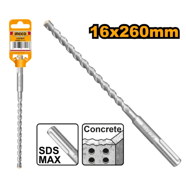 БУРГИЈА ЗА БЕТОН SDS+ 16x260mm INGCO DBH1241601