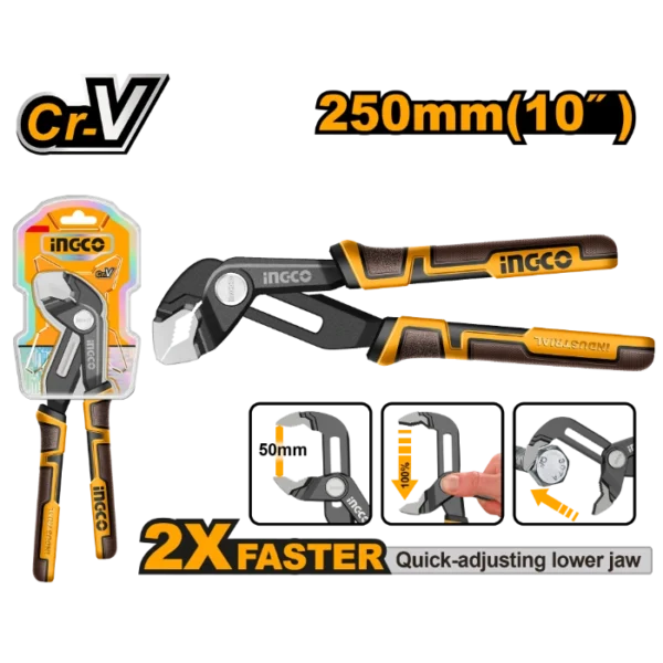 КЛЕШТИ ПАПАГАЛКИ 250mm INGCO HPP38258