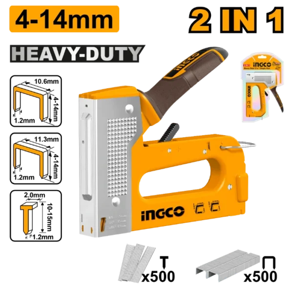 РАЧНА ХЕФТАЛИЦА 4-14mm HEAVY DUTY INGCO HSG1408