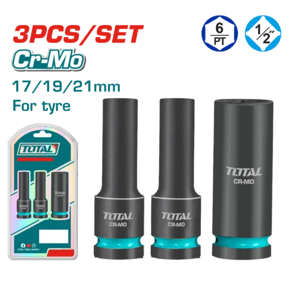 ПАТЕНТ КЛУЧЕВИ СЕТ 3/1 1/2" TOTAL THKISD12042L