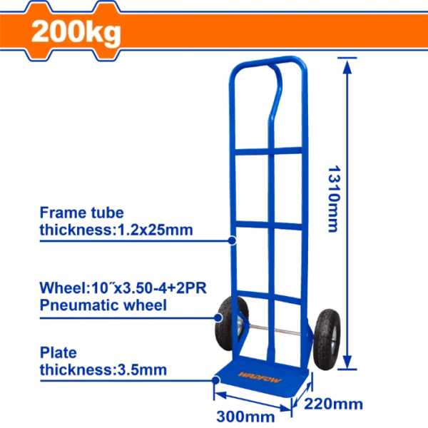 КОЛИЧКА ЗА ТРАНСПОРТ ВИСОКА 200KG WADFOW WWB2141