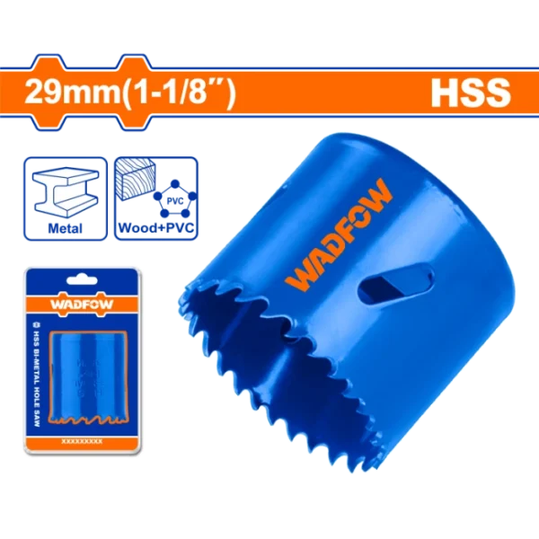 КРУЖНА ПИЛА ЗА МЕТАЛ 29mm WADFOW WKJ1429