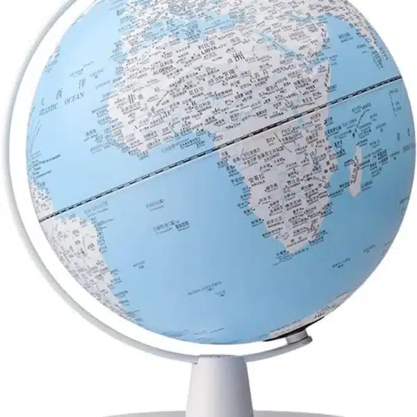 ДЕКОР ПЛАСТИЧЕН ГЛОБУС 20CM