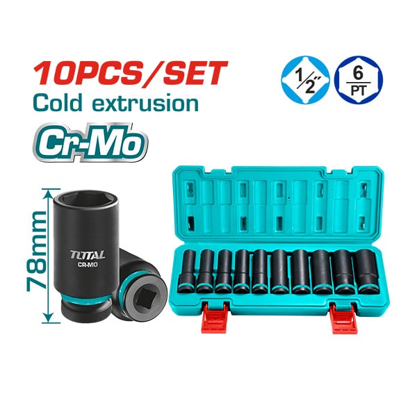 СЕТ 10/1 ПАТЕНТ КЛУЧЕВИ 78mm TOTAL THKISD12102L