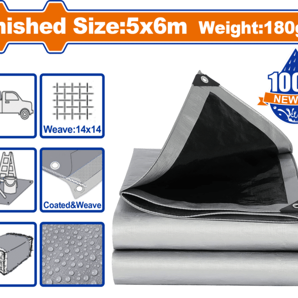 Церада 5X6M 180G WADFOW WTQ8856