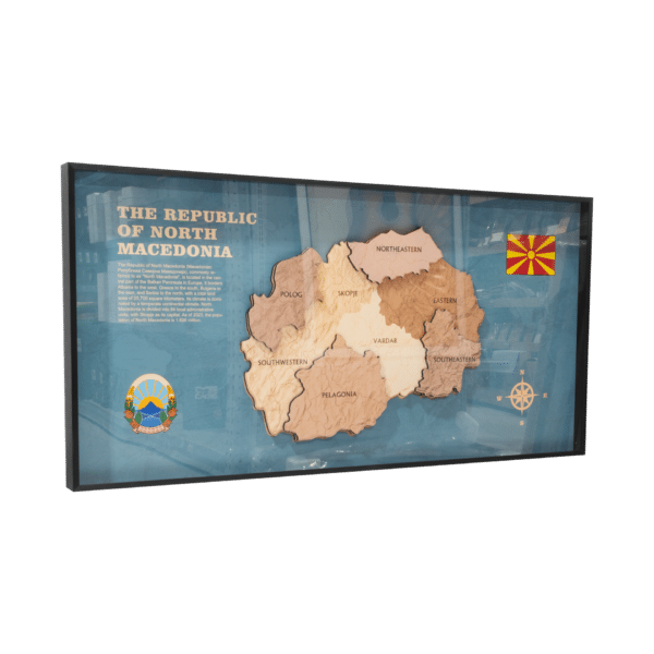 ДЕКОРАТИВНА РАМКА Republic Of North Macedonia 50X100 CM