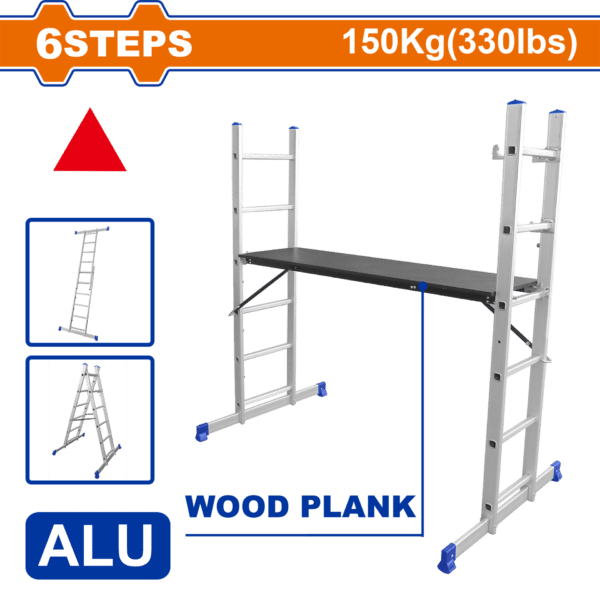АЛУМИНИУМСКО СКЕЛЕ 164 X 158 x 95cm WADFOW WLDS106