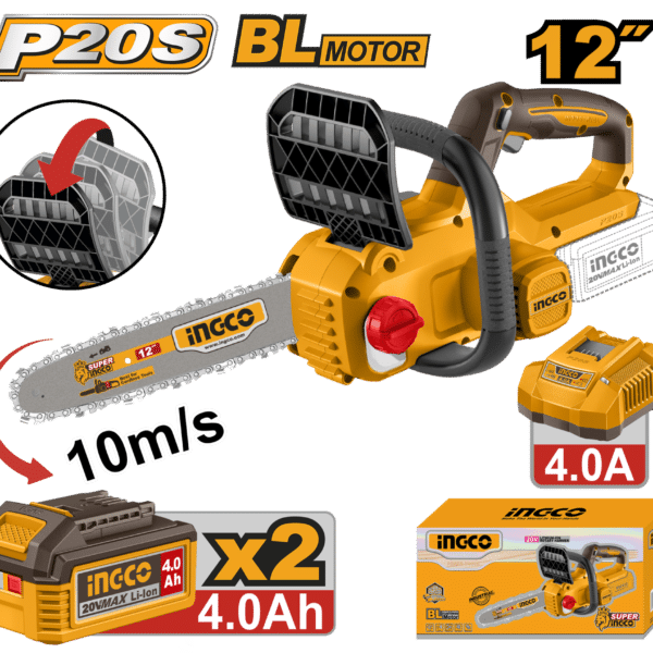БАТЕРИСКА МОТОРНА ПИЛА 12" 20V 2x4.0Ah INGCO CGSLI201262