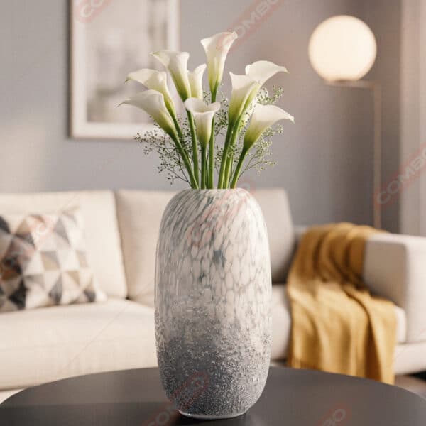 ДЕКОРАТИВНА СТАКЛЕНА ВАЗНА 26X13.5X13.5