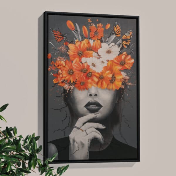 СЛИКА НА ПЛАТНО СО РАМКА – MILO 80X120 CM