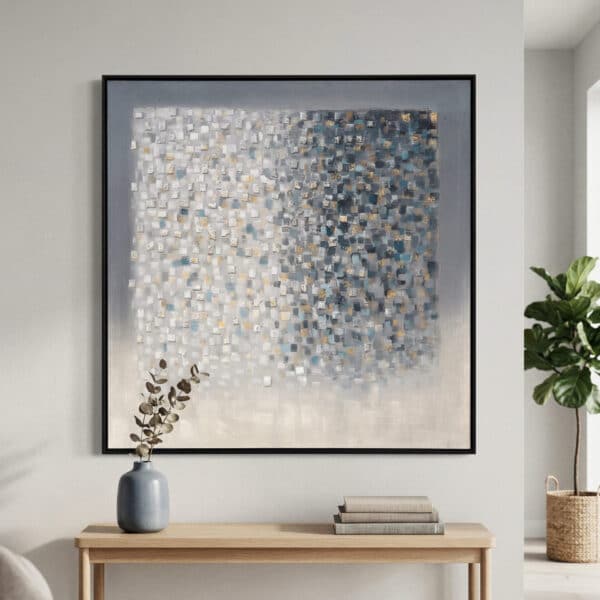 СЛИКА НА ПЛАТНО СО РАМКА – ZERIO 100X100 CM