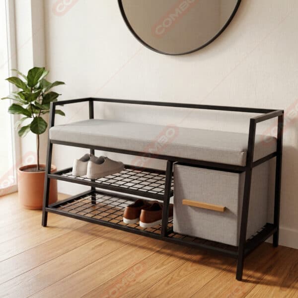 КЛУПА СО ФИОКИ И ПОЛИЦА FREJA W:107 D:42 H:62 CM
