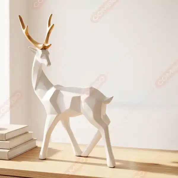 ДЕКОР ФИГУРА DEER WHITE